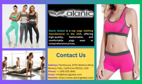 Alanic Global is a top yoga clothing manufacturer in the USA, offering high-quality, fashionable, and comfortable yoga wear at comprehensive prices. Know more https://www.alanicglobal.com/manufacturers/fitness/yoga/