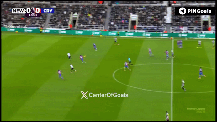 Newcastle United 1 0 Crystal Palace