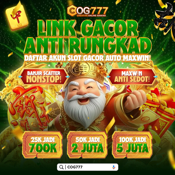 COG777 Slot gacor yang memiliki fitur unik dan canggih,sehingga dinobatkan menjadi slot gacor paling modern saat ini