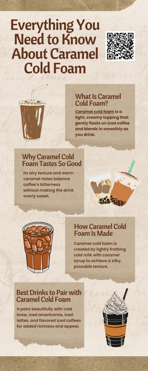 Caramel cold foam is a creamy, lightly sweet topping that transforms iced coffee and cold brew into a café-style treat. Made by whipping milk, cream, and caramel syrup, caramel cold foam adds smooth texture, balanced sweetness, and visual appeal. It pairs well with bold coffee, enhances flavor without overpowering, and feels indulgent yet refreshing for everyday sipping at home anywhere. To know more visit here -  https://wideawakecoffee.com/caramel-cold-foam-iced-coffee/
