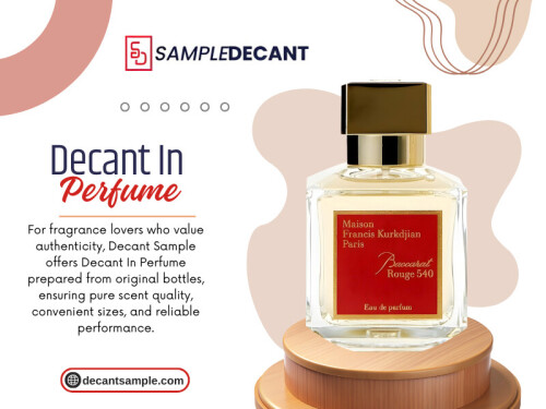 As 2025 and 2026 progress, more people are coming to the conclusion that they don’t need enormous bottles to feel unique. Purchasing a Decant in Perfume is the “wise” way to go. You may try hundreds of different scents, save money, and avoid wasting perfume you don’t like.

Read Our Blogs:
https://v.gd/JqsfqU
https://is.gd/fCvgGQ
https://tinyurl.com/22xr2lql

More Links:
https://tinyurl.com/26jqmvm5
https://is.gd/LDMLjc
https://v.gd/xGp61W