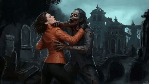 Elsa Bloodstone Zombie Bite 7 (Normal Speed)