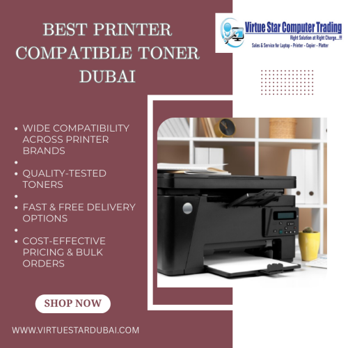 Discover high-quality printer compatible toner Dubai by Virtue Star, offering reliable cartridges for HP, Canon, Epson, Brother & more. Get fast delivery, competitive prices, and tested performance that rivals original toners. Whether you need bulk office supplies or single cartridges, Virtue Star guarantees exceptional print quality, expert support, and satisfaction you can trust. Order now for seamless printing solutions in Dubai.
https://virtuestardubai.com/services/printer-toner-cartridge-suppliers-dubai/
