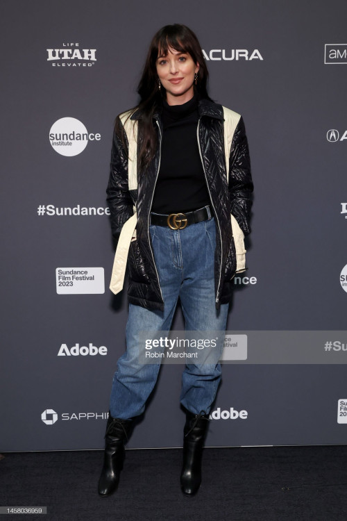 PARK CITY, UTAH - JANUARY 20: Dakota Johnson attends the 2023 Sundance Film Festival "The Disappeara