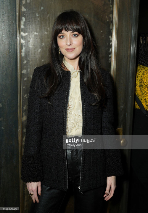 PARK CITY, UTAH - JANUARY 21: Dakota Johnson attends as Gucci Celebrates the Premiere of Bethann Har